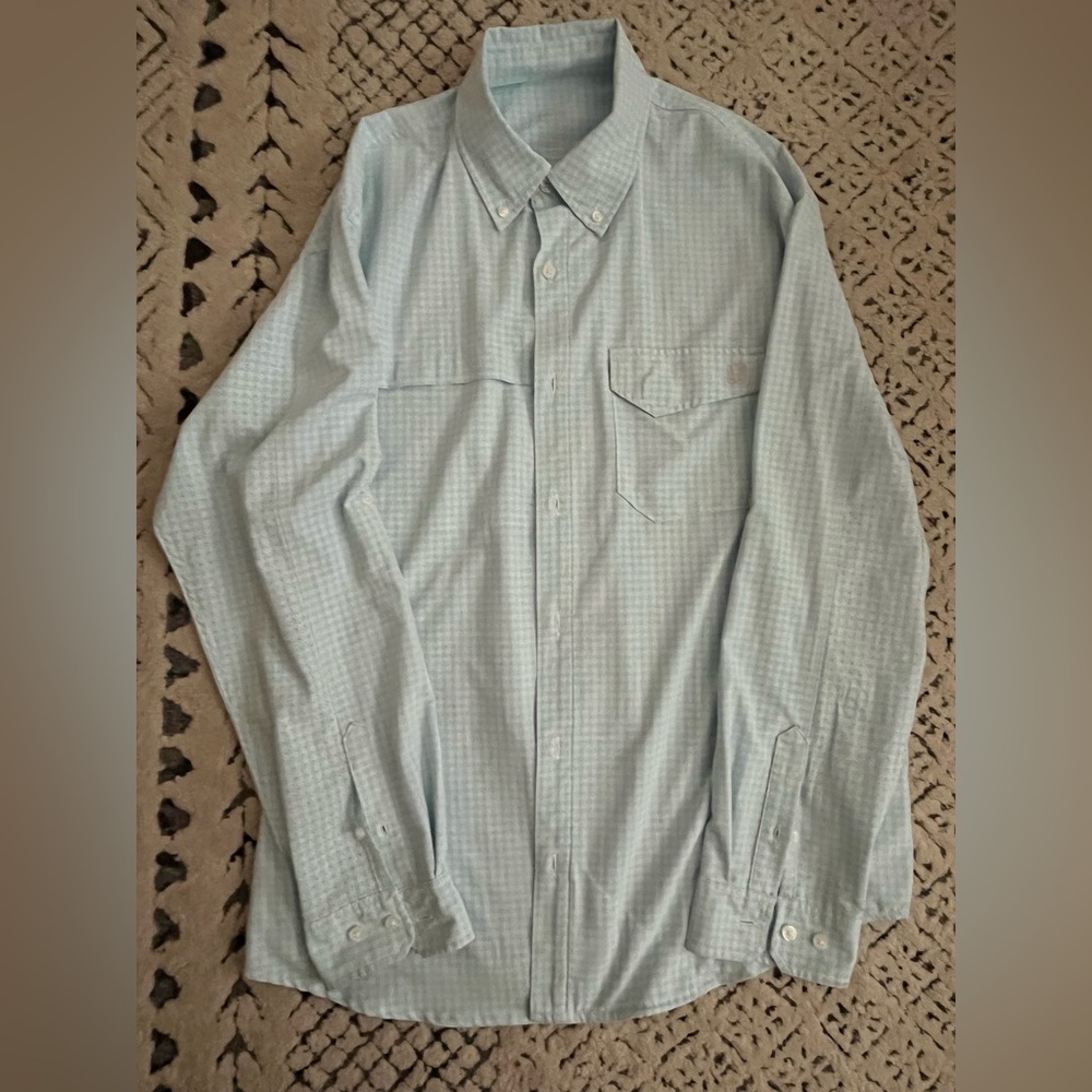 Huk Light Blue Men's Shirt
